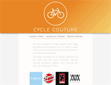 Tablet Screenshot of cyclecouture.ca